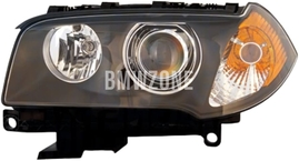 Headlight Bi-Xenon left X3 E83 D2S+H7 non adaptive // yellow turn signal