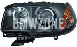 Headlight Bi-Xenon left X3 E83 D2S+H7 adaptive // yellow turn signal