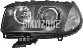 Headlight Bi-Xenon left X3 E83 D2S+H7 adaptive // white turn signal
