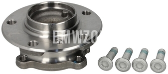 Front wheel bearing hub generation Fx without grooving for drive shaft