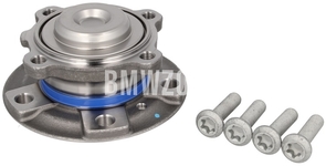 Front wheel bearing hub generation Fx without grooving for drive shaft