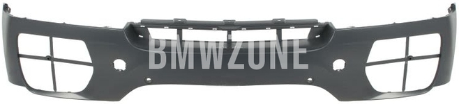 Front upper bumper X6 E71/X6 E71 LCI with holes for parking sensors