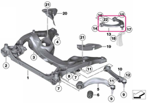 Front control arm upper Fx series 5,6,7