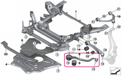 Front control arm right front X5 F15, X6 F16