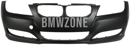 Front standard bumper E90 LCI/E91 LCI without holes for washers, without holes for parking sensors