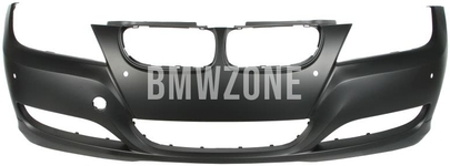 Front standard bumper E90 LCI/E91 LCI without holes for washers, with holes for parking sensors