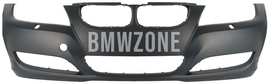 Front standard bumper E90 LCI/E91 LCI with holes for washers, without holes for parking sensors