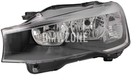 Headlight Halogen left X3 F25, X4 F26 H7+H7 with leveling motor