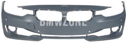 Front standard bumper F30/F31 without holes for washers, with holes for parking sensors