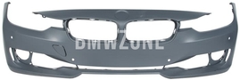 Front standard bumper F30/F31 without holes for washers, with holes for parking sensors