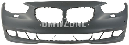 Front standard bumper F07 GT with holes for washers, with holes for parking sensors