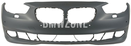Front standard bumper F07 GT with holes for washers, with holes for parking sensors
