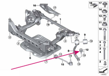 Front control arm ball joint (rear arm) xDrive Ex series 3, X1 E84