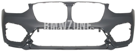 Front standard bumper X3 G01 with holes for parking sensors
